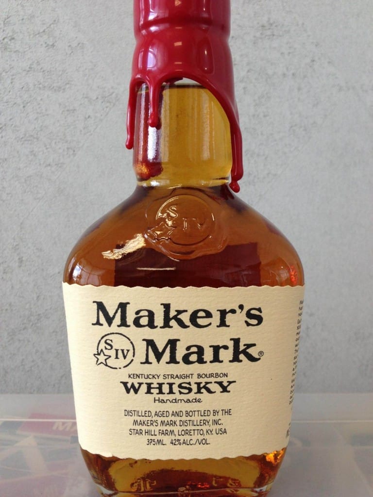 New at Mark Proof and label 84 | lowered Bottle of BourbonBlog 42%, Maker\'s Photos