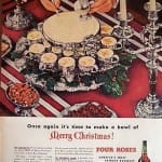 Four Roses Bourbon Eggnog Recipe Original Advertisement Life Magazine