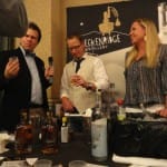 Tom tastes Breckenridge Bourbon for the first time at Tales of the Cocktail 2011, yes this face means he is impressed