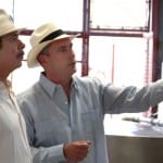 Carlos Santana and Jose “Pepe” Hermosillo, Chairman and CEO of Casa Noble Tequila