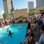 Brugal Rum Pool Party at Tales of the Cocktail 2011, atop the Hotel Monteleone in New Orleans, LA