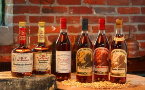 Pappy Van Winkle Collection of whiskeys and Bourbons