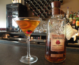 Flaming Pyroses Four Roses Bourbon cocktail