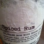 Colorado Spiced Rum Label Breckenridge