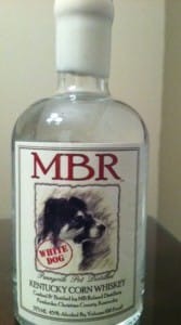 MBR White Dog Corn Whiskey