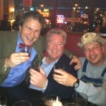 BourbonBlog.com Host Tom Fischer, Blue Smoke Executive Chef & Pitmaster Kenny Callaghan, and Moonshiner Tim Smith