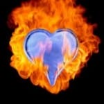 Fire and Ice Heart