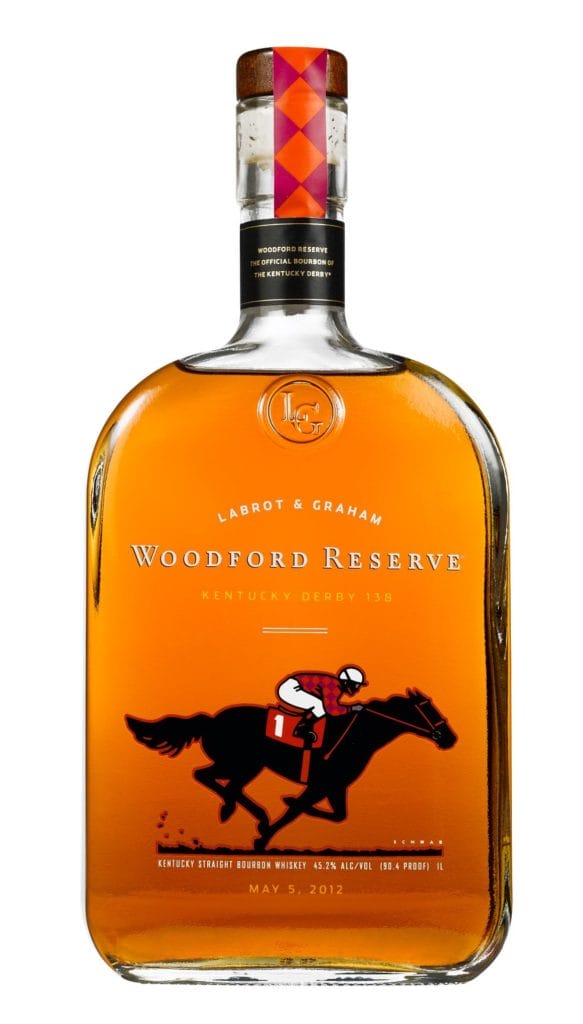 2012 Kentucky Derby 138 Woodford Reserve Bottle by artist Michael