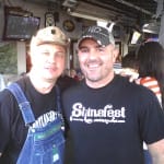 Country Music Artist Matt Stillwell with Moonshiner Tim Smith at Shinefest