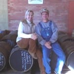 Tim Smith with Troy Ball of Toy and Sons Moonshiner Distillers, Asheville, North Carolina