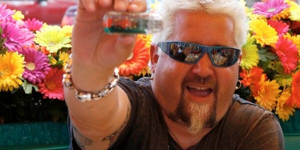 Guy Fieri enjoys dining and meeting customers at Lynn's Paradise Cafe the day after Kentucky Derby 139