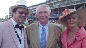 BourbonBlog.com's Tom Fischer with Kentucky Governor Steve Beshear and his wife First Lady Jane Klingner Beshear
