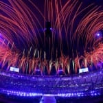 London Olympics Stadium Closing Ceremony Fireworks