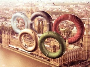 An Unofficial Logo for the London Olympics 2012 by Italian graphic designer Leonardo Dentico