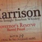 W. H. Harrison Bourbon