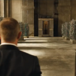 James Bond is greeted by Raoul Silva in Skyfall