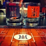 The Orange Glasses Brew Bracket’s tasting glasses, along with blind brackets