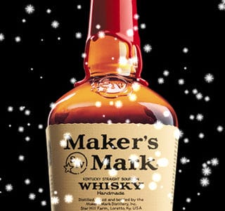 Makers Mark Snow Globe