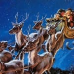 Santa Claus Sleigh Reindeer_Fly