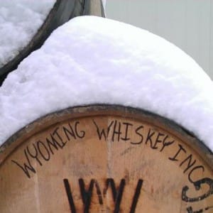A barrel of Wyoming Whiskey Bourbon