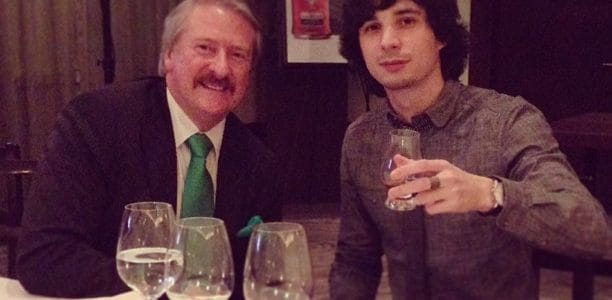 BourbonBlog.com Corespondent Matt Capucilli with The Dalmore Master Blender Richard Paterson