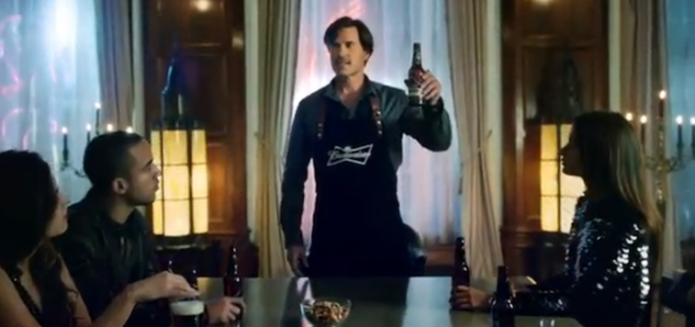 Toasting the Coronation of Budweiser_Black Crown Beer in the Commercial