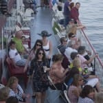 Guests enjoyed Four Roses Bourbon aboard the Belle of Cincinnati and Belle of Louisville Steamboats