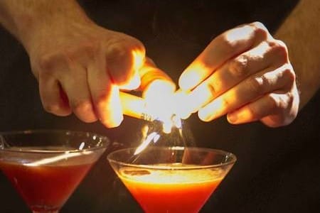 Cocktails fire