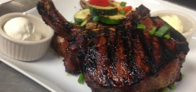 Bourbon Pork chops
