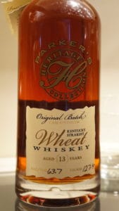 Parker's Heritage 13 year Old Wheat whiskey 2014
