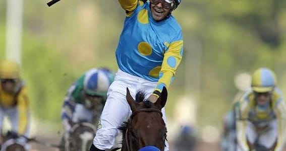 American Pharoah wins Derby