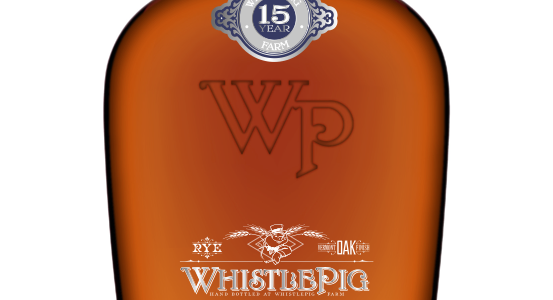 WhistlePig rye 15 year old Vermont estate oak