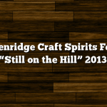 Breckenridge Craft Spirits Festival “Still on the Hill” 2013