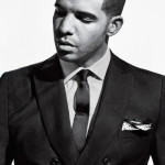 Rapper Drake in suit