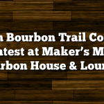 Urban Bourbon Trail Cocktail Contest at Maker’s Mark Bourbon House & Lounge