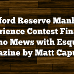 Woodford Reserve Manhattan Experience Contest Finals at Soho Mews with Esquire Magazine by Matt Capucilli