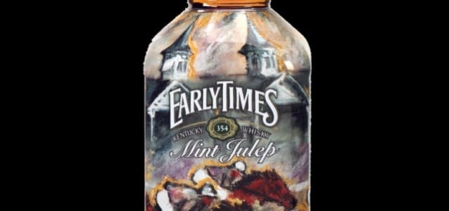 Early Times Mint Julep Commemorative Bottle and Official Drink of the Kentucky Derby
