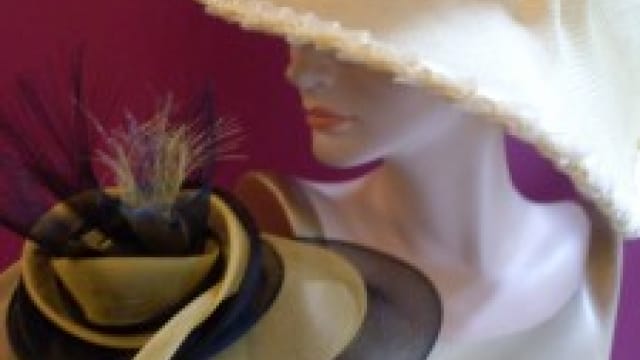 Kentucky Derby Hat Preview from Paris Kyne Master Milliner and available for purchase at 21c Museum Hotel, Louisville
