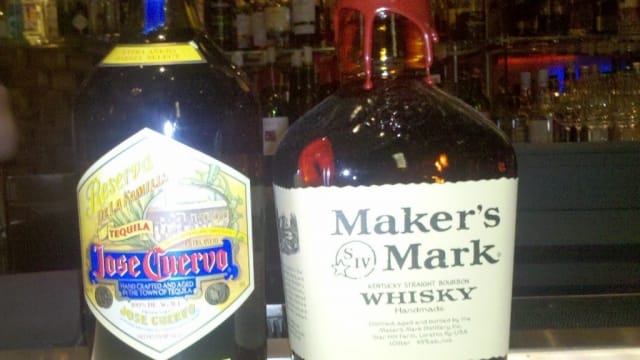 Maker’s Mark Bourbon Wins Over Jose Cuervo Tequila, do you think they look the same?
