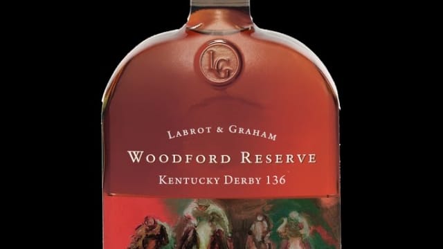 Woodford Reserve 2010 Kentucky Derby Bottle Limited Edition featuring art of Jeaneen Barnhart