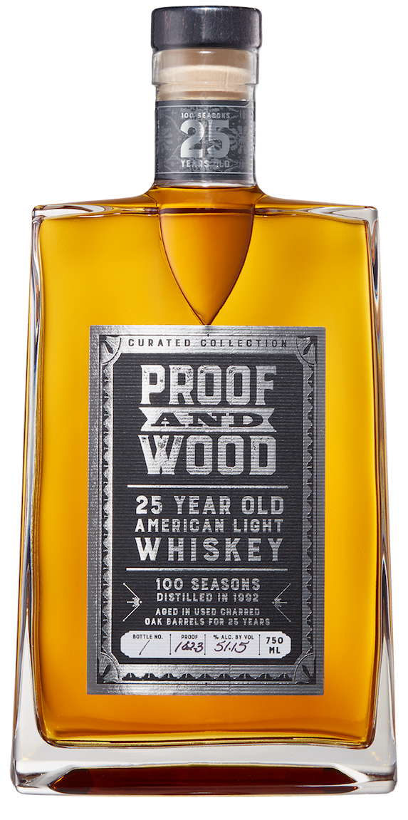 100 Seasons 25 Year Old Whiskey Proof and Wood Ventures