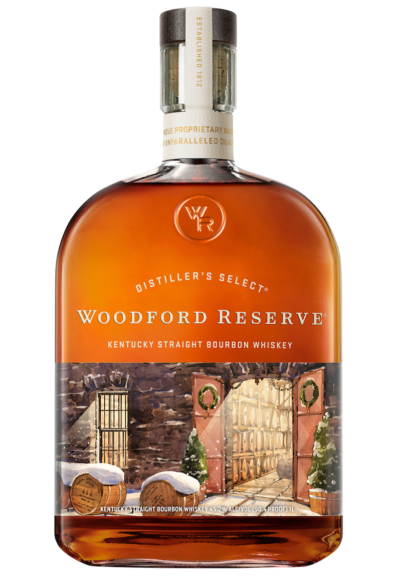 Woodford Reserve Holiday Bourbon Bottle