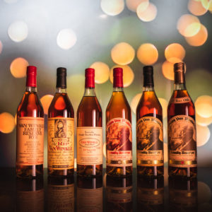 Pappy Van Winkle bourbon bottles