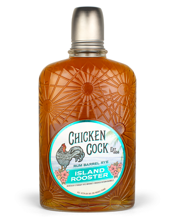 Chicken Cock Whiskey Island Rooster Rum Barrel Rye Whiskey
