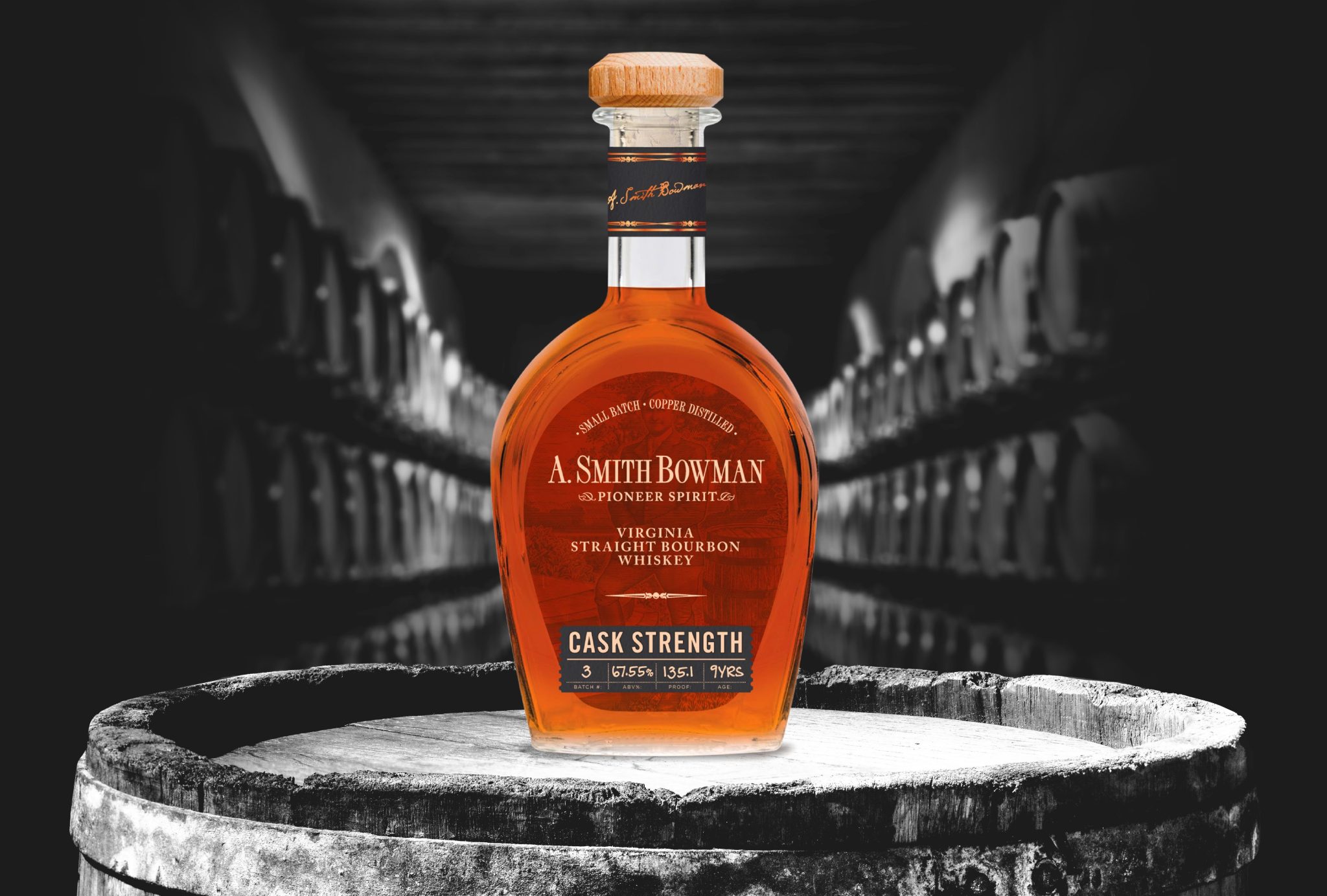 A. Smith Bowman Cask Strength Virginia Straight Bourbon Whiskey 2023