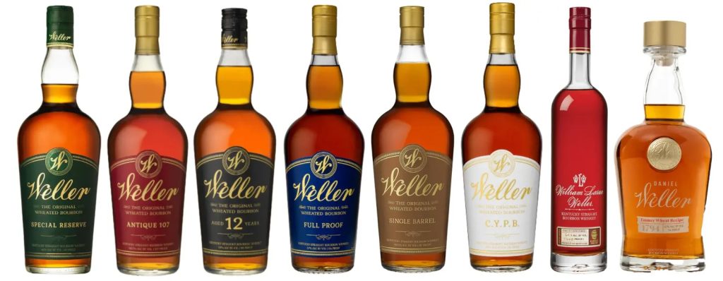 Weller Bourbon Whiskey Collection