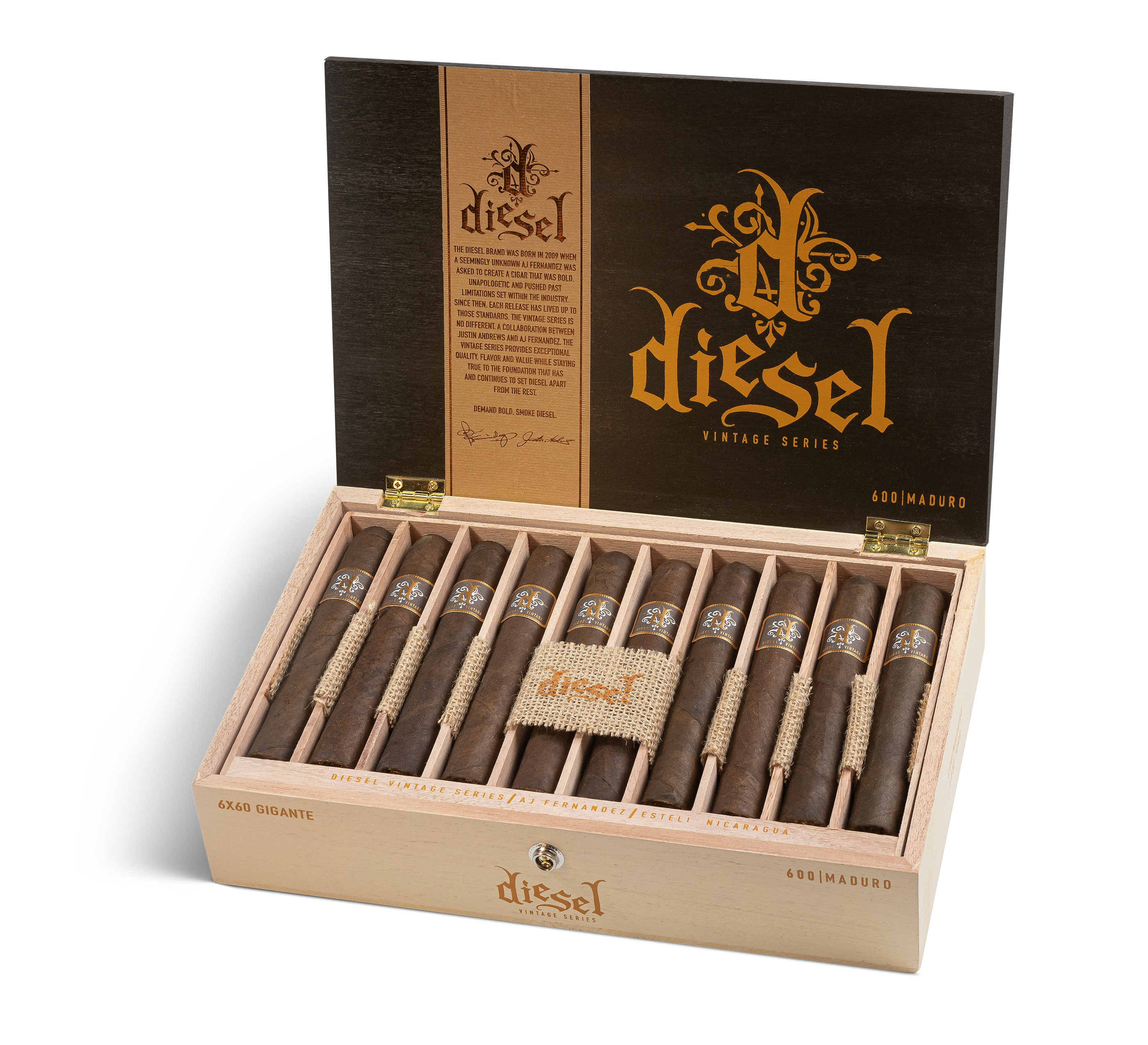Diesel Vintage Maduro Gigante_box