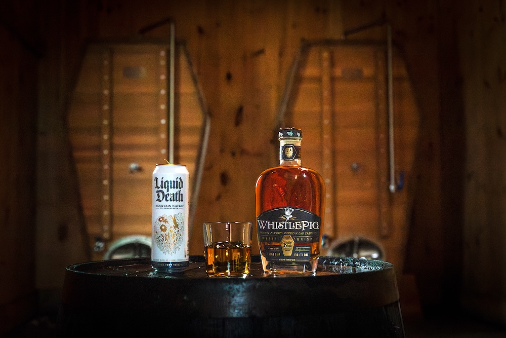 WhistlePig Wheat Whiskey GraveStock Liquid Death