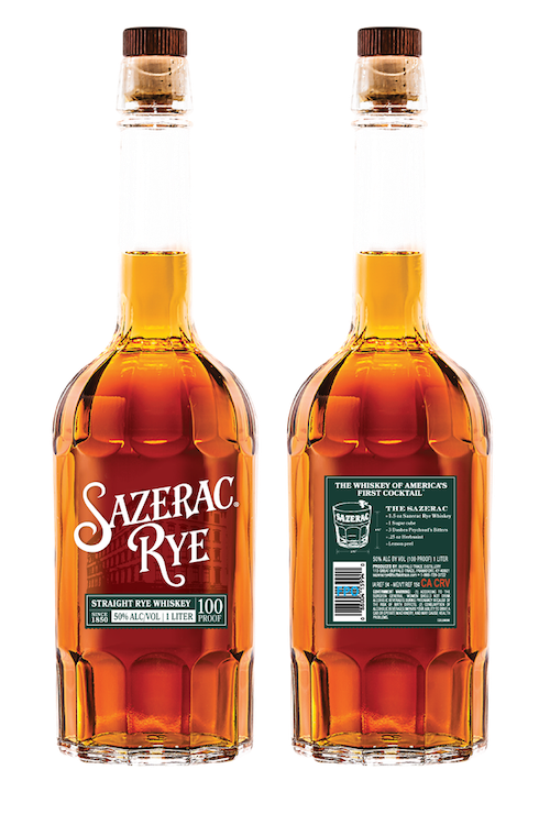 New Sazerac Rye 100 Proof whiskey