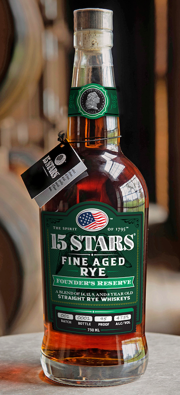15 STARS Founder Reserve Rye Whiskey